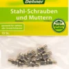 Dehner Schrauben- und Mutternsatz, quadratisch