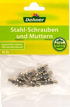 Dehner Schrauben- und Mutternsatz, quadratisch