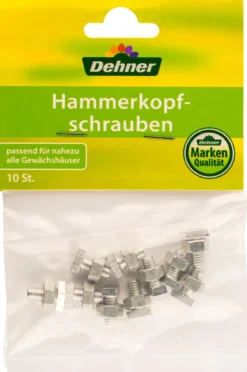 Dehner Schrauben- und Mutternsatz, Hammerkopf