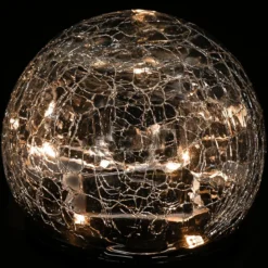 Dehner Solar-Bodenleuchte Crackle