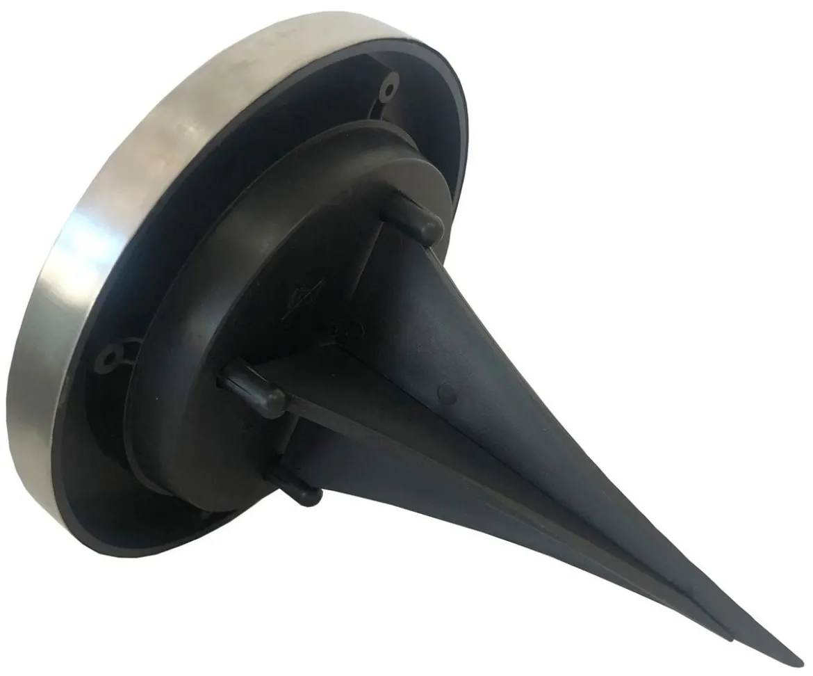 Dehner Solar-Bodenleuchte Skiva, ca. Ø12/H13 cm