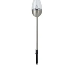 Dehner Solar-Edelstahlleuchte Jaro, 4er-Set