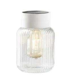 Dehner Solar-Glas Rania, ca. Ø13/H20 cm