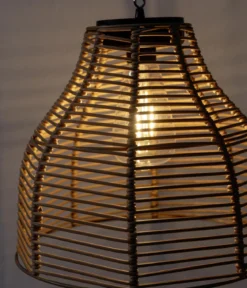 Dehner Solar-Hängelampe Mila, ca. Ø26/H22 cm