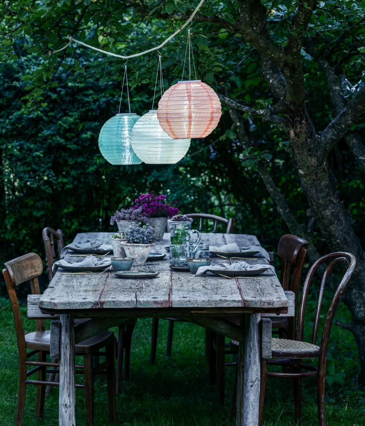 Dehner Solar-Lampion, ca. Ø28 cm