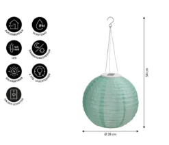 Dehner Solar-Lampion, ca. Ø28 cm
