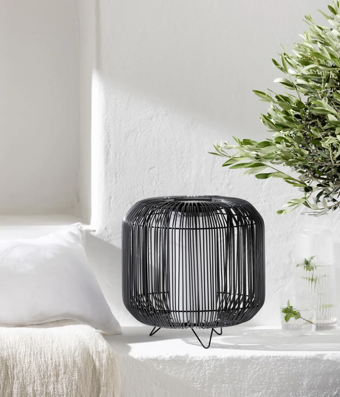 Dehner Solar-Laterne Bari, ca. Ø30 cm