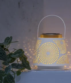 Dehner Solar-Laterne Liva, ca. Ø18/H17 cm