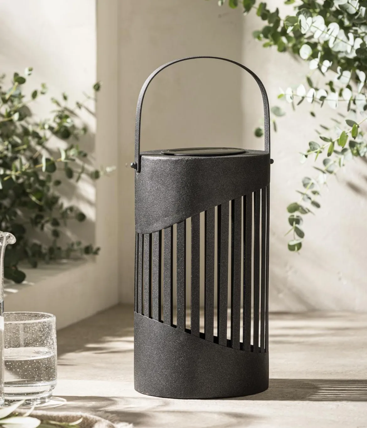 Dehner Solar-Laterne Mina, ca. Ø15/H26 cm
