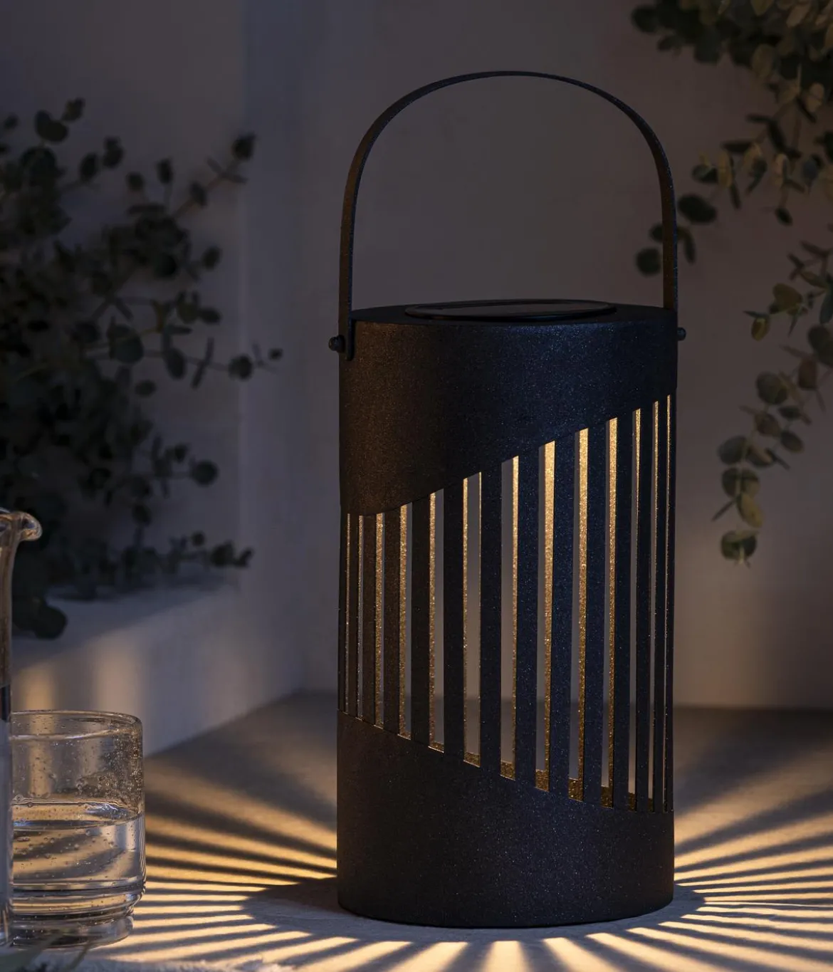 Dehner Solar-Laterne Mina, ca. Ø15/H26 cm