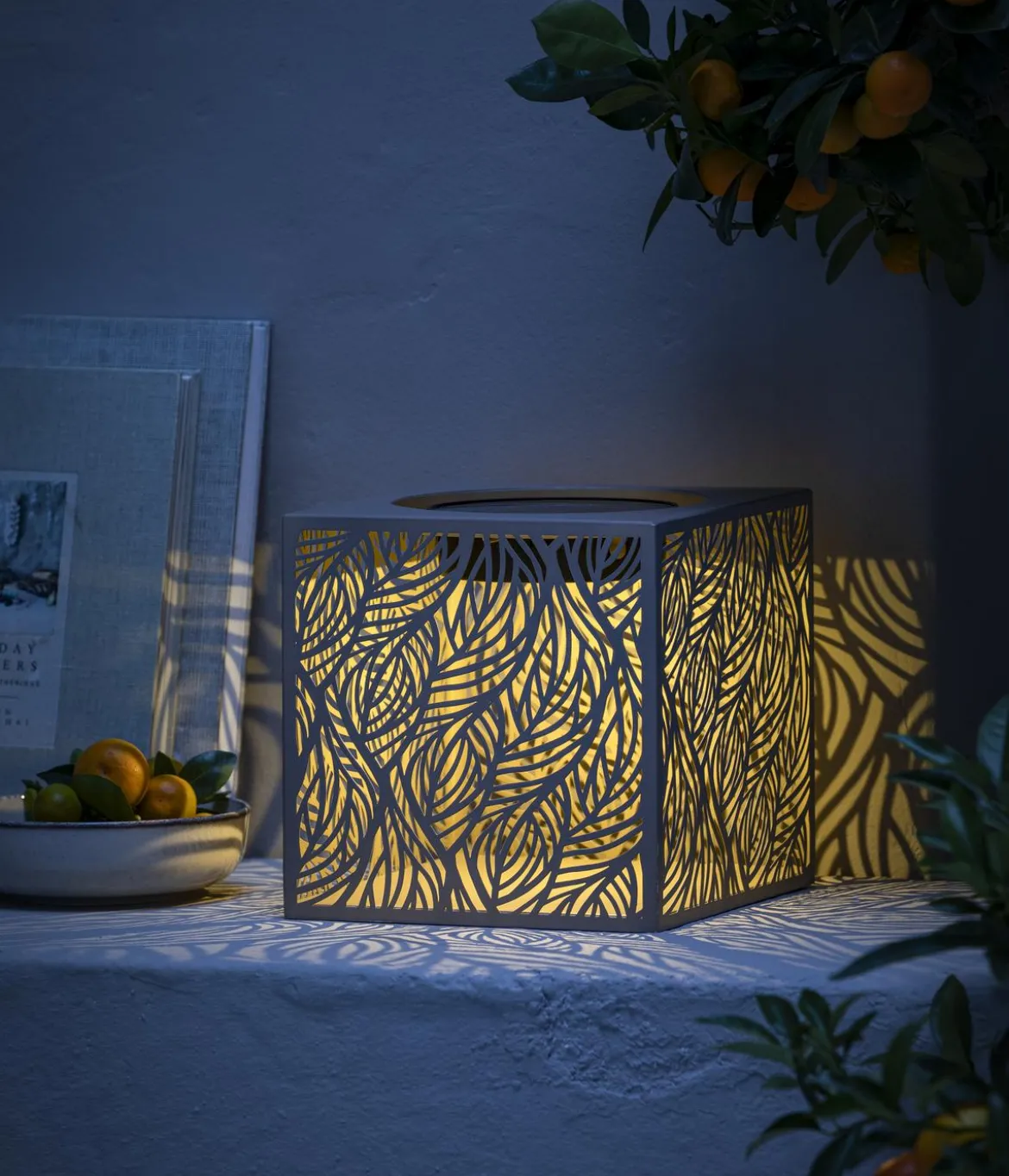 Dehner Solar-Laterne Olea, ca. B20/H20/T20 cm