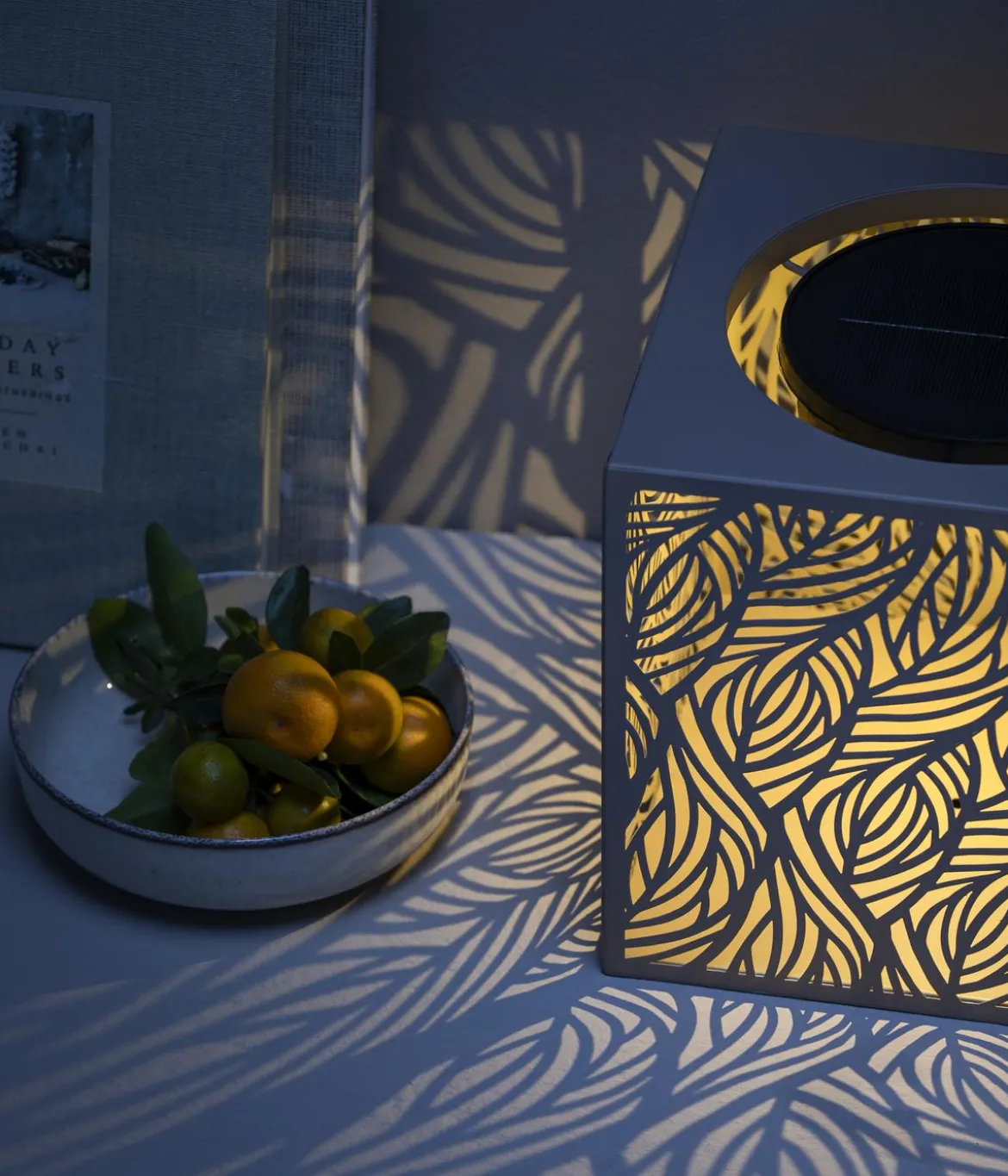 Dehner Solar-Laterne Olea, ca. B20/H20/T20 cm