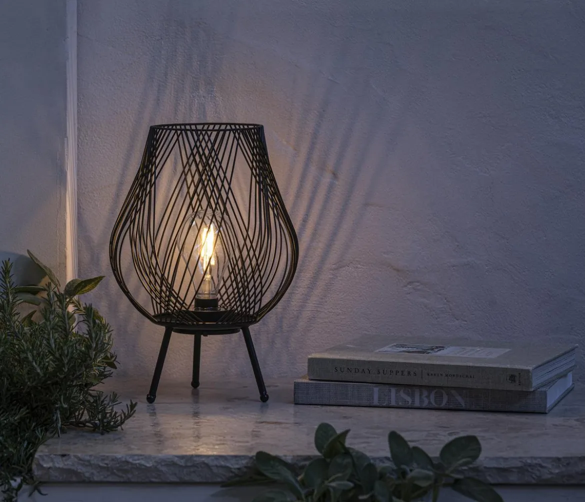 Dehner Solar-Laterne Romy, ca. Ø22/H31 cm