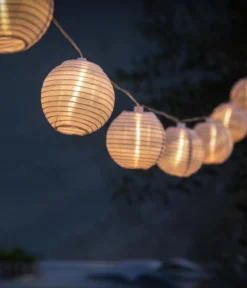 Dehner Solar-Lichterkette Lampion