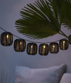 Dehner Solar-Lichterkette Lira, ca. L180 cm
