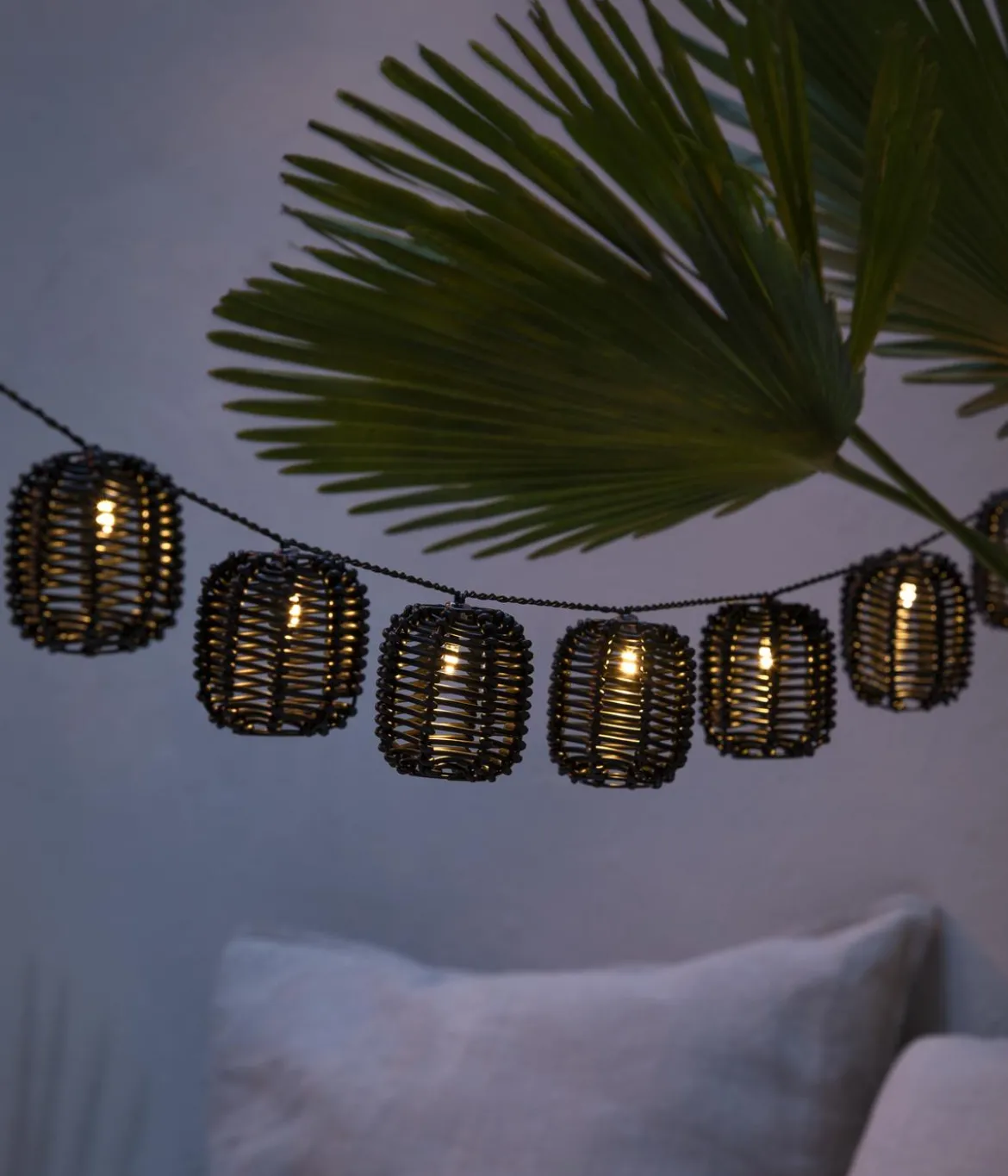 Dehner Solar-Lichterkette Lira, ca. L180 cm