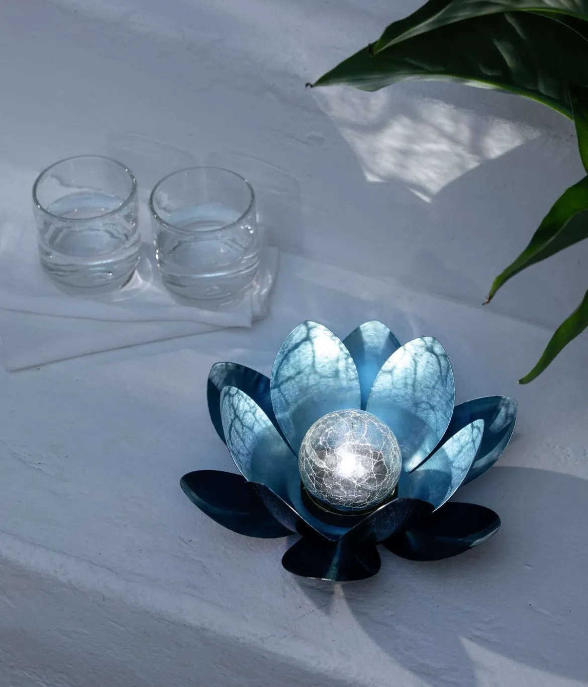 Dehner Solar-Lotus, ca. Ø27/H12 cm
