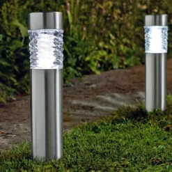 Dehner Solar-Pfahlleuchte Sintra, ca. Ø6,2/40 cm