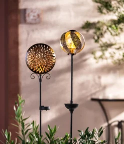 Dehner Solar-Stableuchte Vivace, ca. Ø15/H100 cm