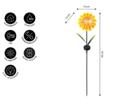 Dehner Solar-Stab Yara, ca. B19/H93/T13 cm