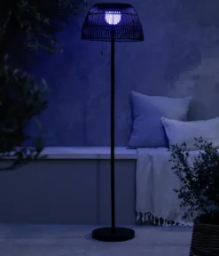 Dehner Solar-Stehleuchte Braga, ca. Ø40/H150 cm