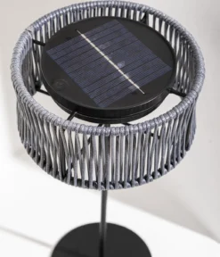 Dehner Solar-Tischleuchte Tyra, ca. Ø17/H35 cm