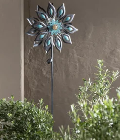 Dehner Solar-Windrad Viento, ca. B51/H177/T19 cm