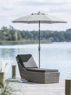Dehner Sonnenschirm Kos, rund, ca. Ø220 cm