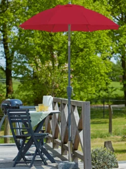 Dehner Sonnenschirm Vido, rund, ca. Ø150 cm