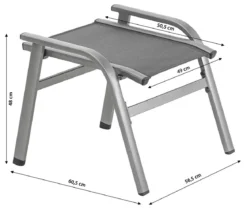 Dehner Stapelhocker Chicago, ca. B56,5/H48/T60,5 cm