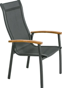 Dehner Stapelstuhl Chicago Wood, ca. B66/H108,5/T75 cm
