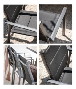 Dehner Stapelstuhl Matera, ca. B56,5/H91/T57 cm