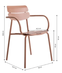 Dehner Stapelstuhl Paris, ca. B50/H80,8 /T52,2 cm