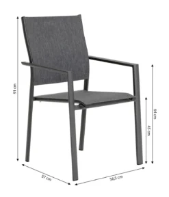 Dehner Stapelstuhl Pesaro, ca. B56,5/H91/T57 cm
