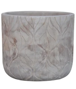 Dehner Terrakotta-Pflanztopf Trani, rund, floral