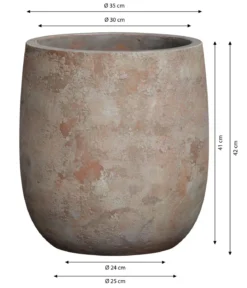 Dehner Terrakotta-Pflanztopf Catania, rund