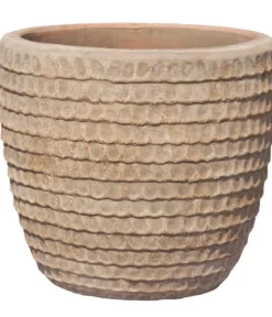 Dehner Terrakotta-Topf Adria, rund, antik-terrakotta