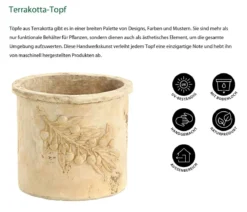Dehner Terrakotta-Topf, terrakotta-antik