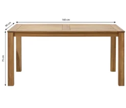 Dehner Tisch Macao, ca. B160/H75/T90 cm