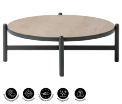 Dehner Tisch St-Etienne, ca. Ø98/H36 cm