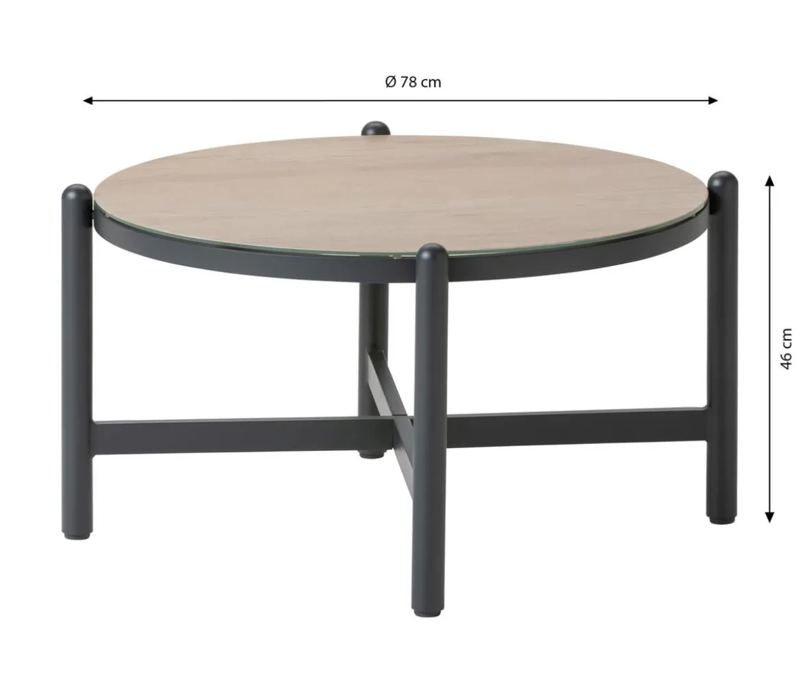 Dehner Tisch St-Etienne, ca. Ø78/H46 cm