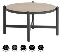 Dehner Tisch St-Etienne, ca. Ø78/H46 cm