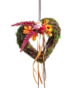 Dehner Türkranz Herz Erika, ca. Ø28 cm