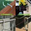 Dehner Universal-Blumenkastenhalter, Aluminium