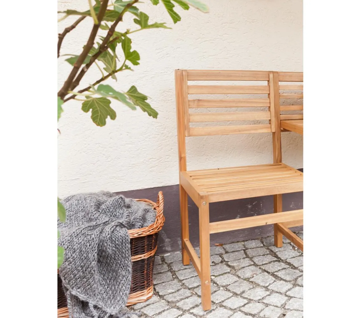 Dehner Weiden-Kaminkorb mit Jute