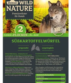 Dehner Wild Nature BARF-Ergänzungsfutter für Hunde Süßkartoffelwürfel