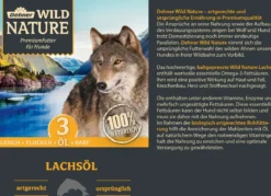 Dehner Wild Nature BARF-Ergänzungsfutter für Hunde Lachsöl