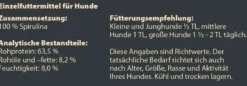 Dehner Wild Nature BARF-Ergänzungsfutter für Hunde Spirulina