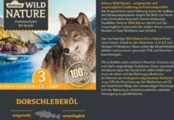 Dehner Wild Nature BARF-Ergänzungsfutter für Hunde Dorschleberöl