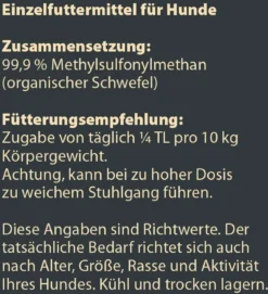 Dehner Wild Nature BARF-Ergänzungsfutter für Hunde MSM